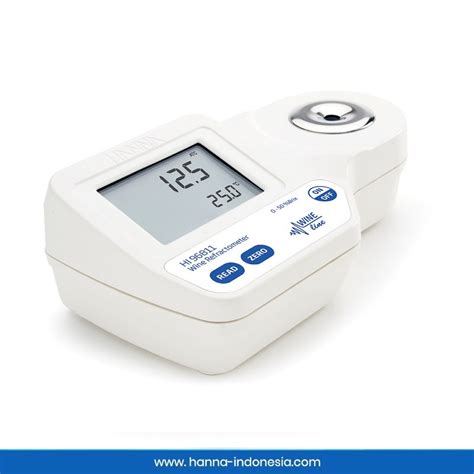 hanna digital refractometer beverage factory|hanna digital refractometer hi 96811.